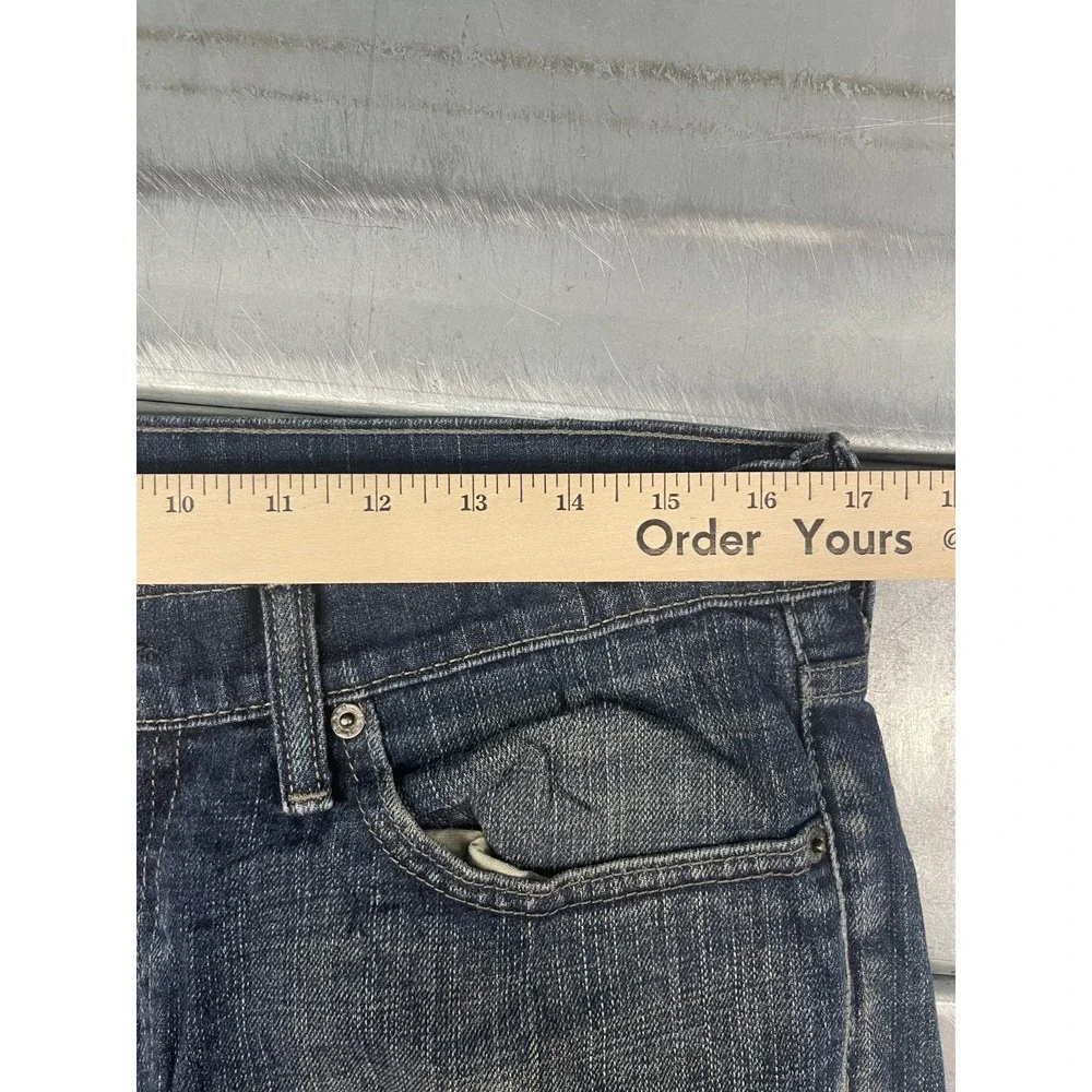 Levis 511 Jeans Mens 33X32 Blue Dark‎ Wash Denim Straight Leg